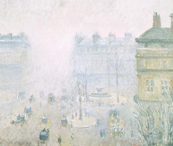 Camille Pissarro Place du Theatre Francais